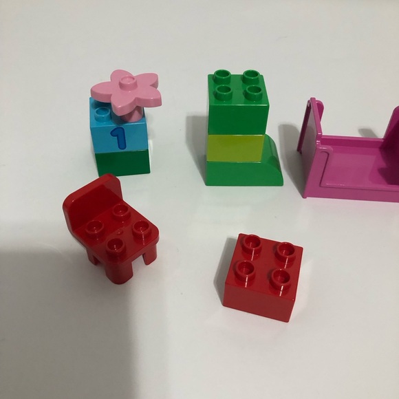 Lego large block bundle‎ building blocks house chair - Picture 4 of 4